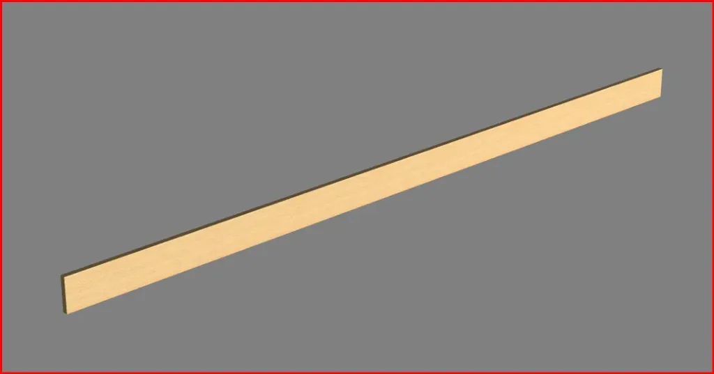 [UPPER-STRIP-H100-W2400] UPPER STRIP (2400 x 100 x 16)