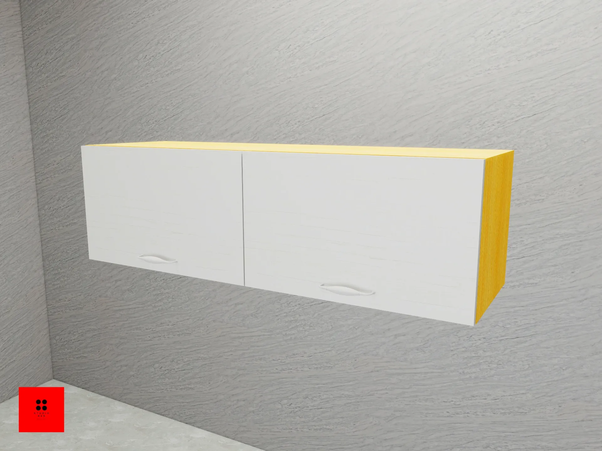 Kitchen Wall Flap Up Unit - 900 x 350 x 360