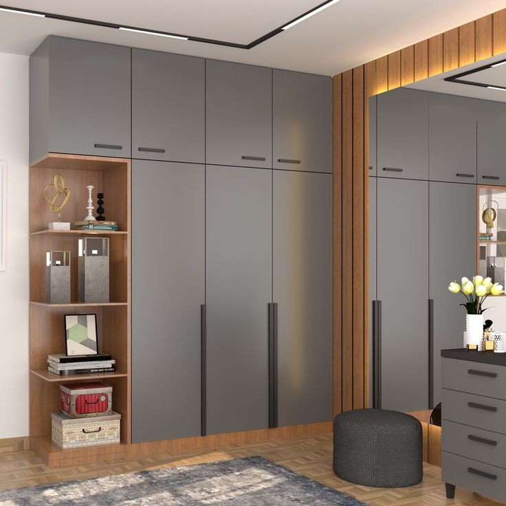 Wall Unit with 1 Shutter and 2 Removable Shelf - 400 x 350 x 900