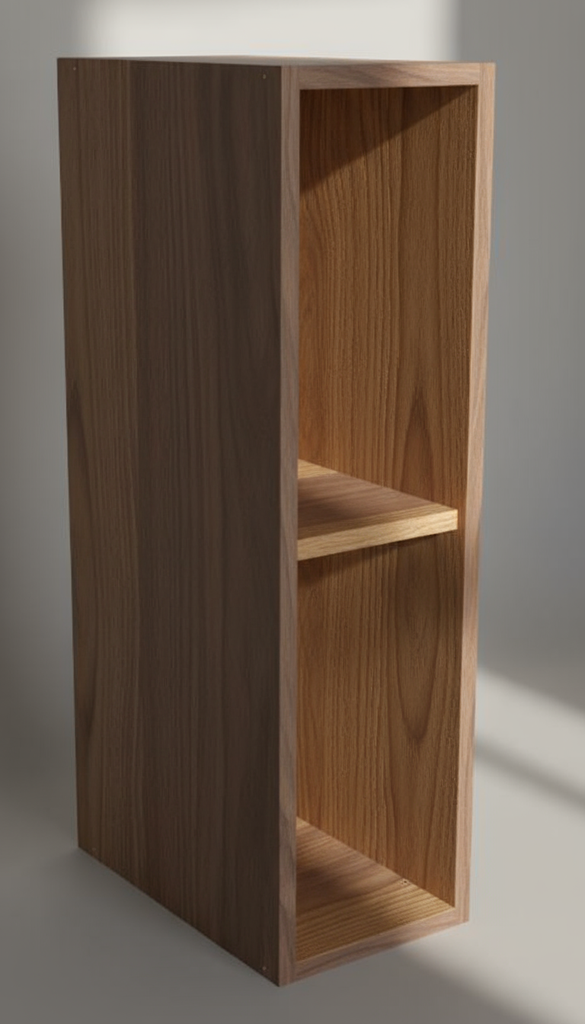 Wall Open Unit with 1 Removable Shelf - 200 x 350 x 600