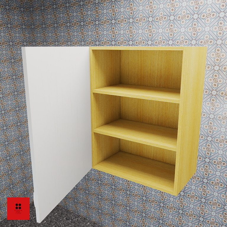 Loft Cabinet with 1 Shutter and 2 Removeable Shelf - 600 x 350 x 800