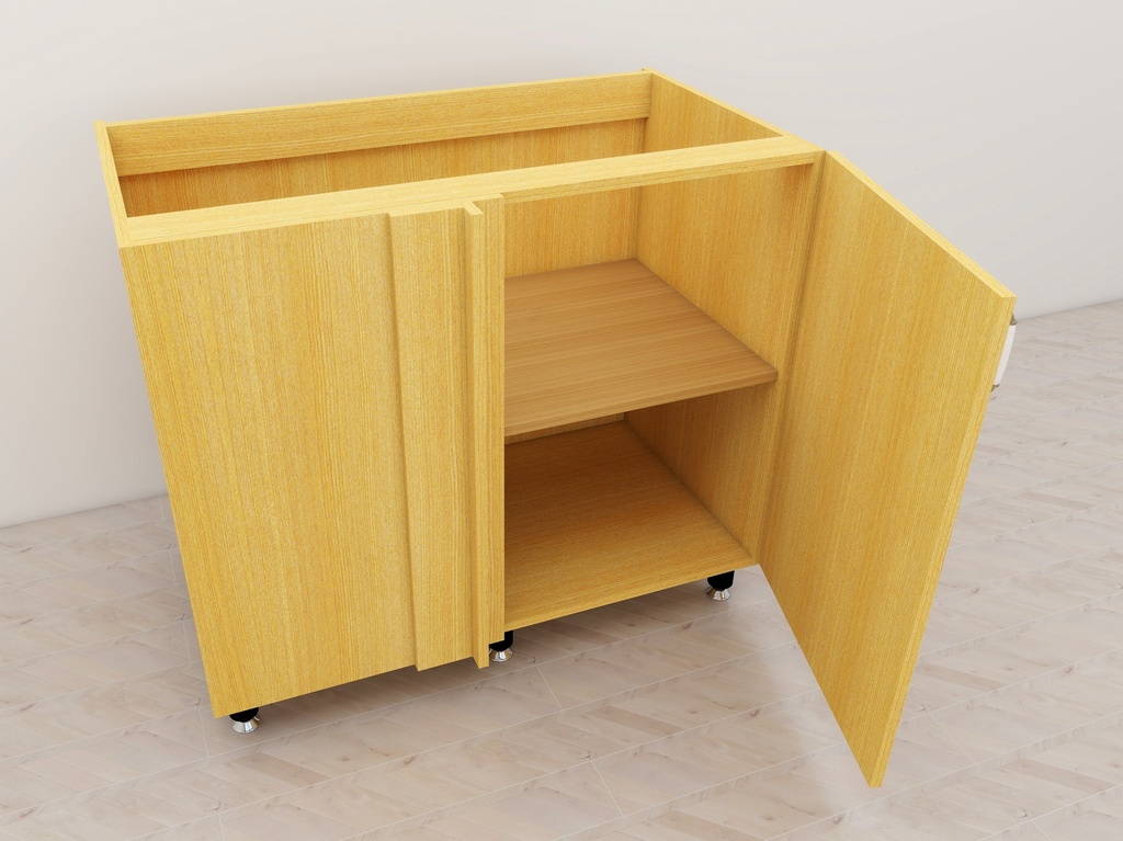 Base Blind Corner Unit with 1 Shelf (Right Side/Right Opening) 900 x 580 x 820