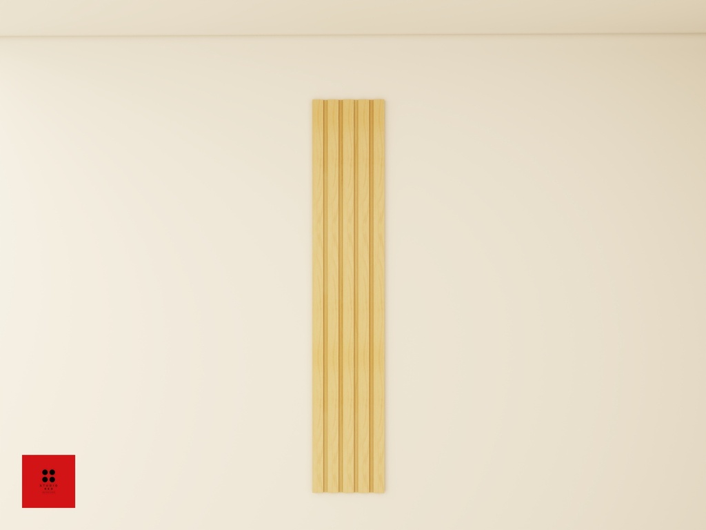 Fluted Back Panel (Plywood) 330 x 16 x 1800