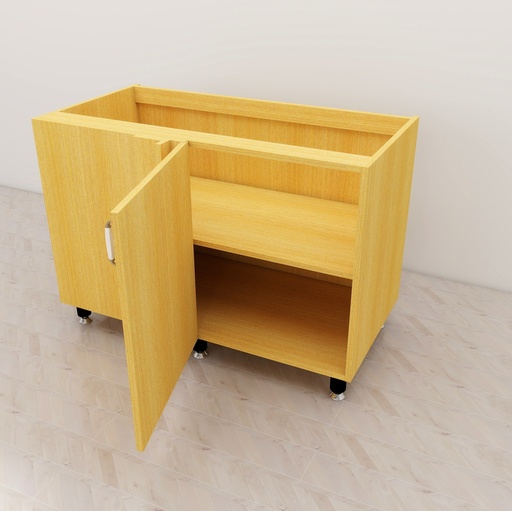 [KBU-BCU1S-RSLO-H820-W1050] Base Blind Corner Unit with 1 Shelf (Right Side/Left Opening) 1050 x 580 x 820