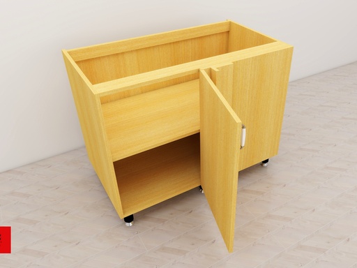 [KBU-BCU1S-LSRO-H820-W900] Base Blind Corner Unit with 1 Shelf (Left Side/Right Opening) 900 x 580 x 820