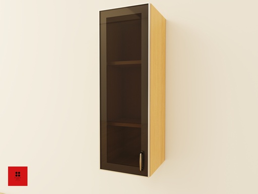 [TV-WM-GPS-H1200-W450] Cabinet with Aluminum Glass Profile Shutter 450 x 300 x 1200
